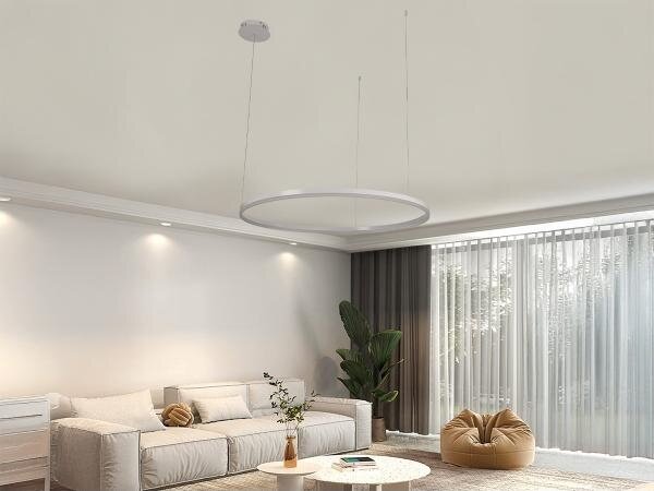 Lustră LED dimabilă pe cablu LED/55W/230V 3000-6500K + telecomandă