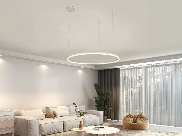 Lustră LED dimabilă pe cablu LED/55W/230V 3000-6500K + telecomandă