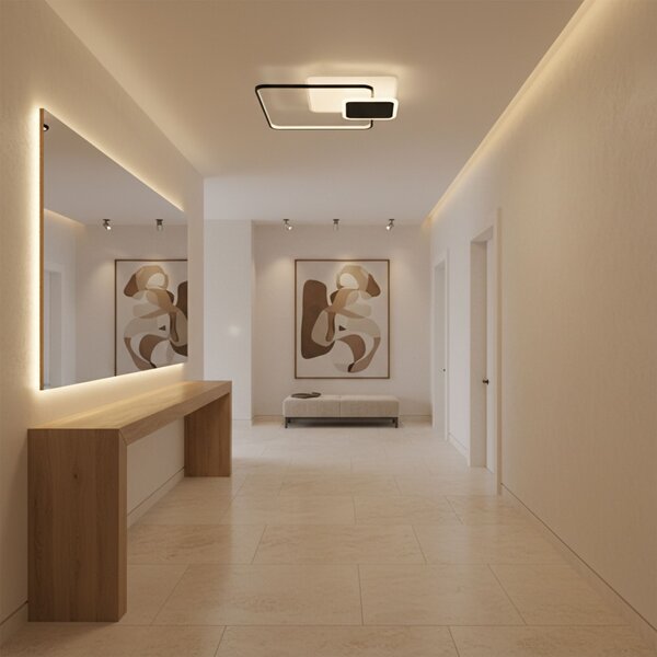 Lampă de tavan APP1712-C BLACK LED