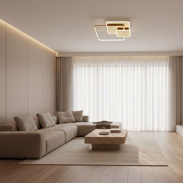 Lampă de tavan APP1714-C Brush Gold LED