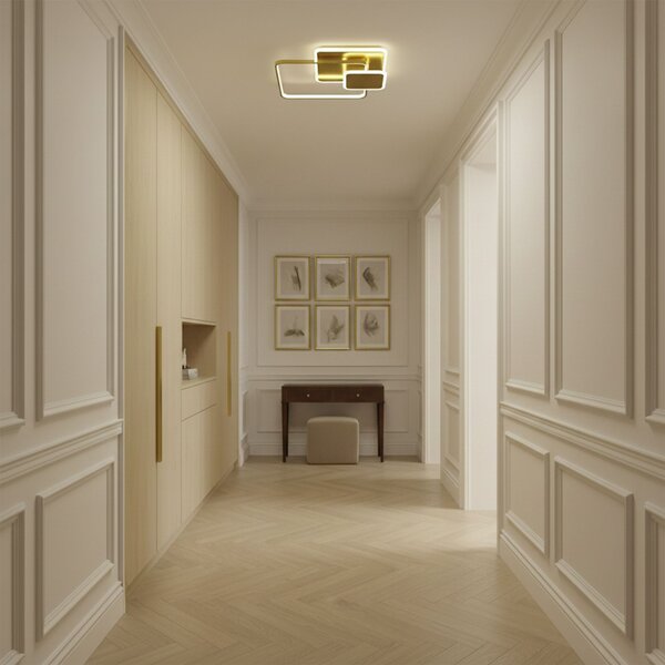 Lampă de tavan APP1714-C Brush Gold LED