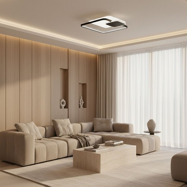 Lampă de tavan APP1712-C BLACK LED