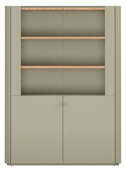 Vitrină cu două uși Elivo 100 cm - eucalipt / stejar baltic dune
