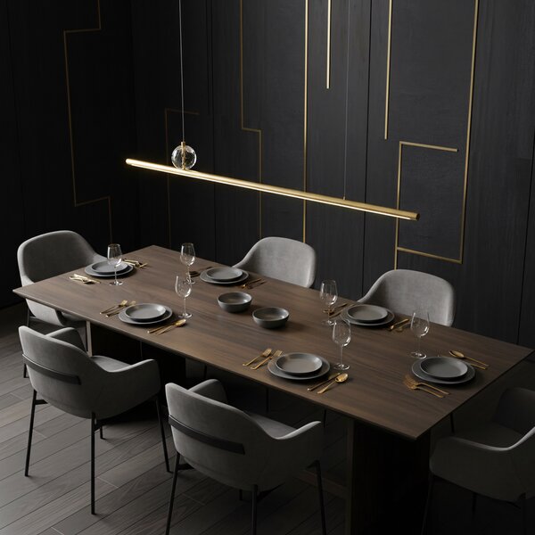 Lampă suspendată LED APP1778-CP Brush Gold