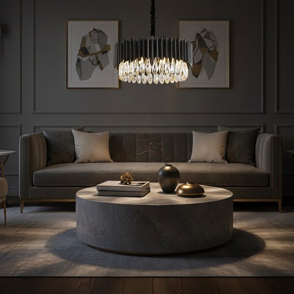 Lampă suspendată APP1657-8CP Black