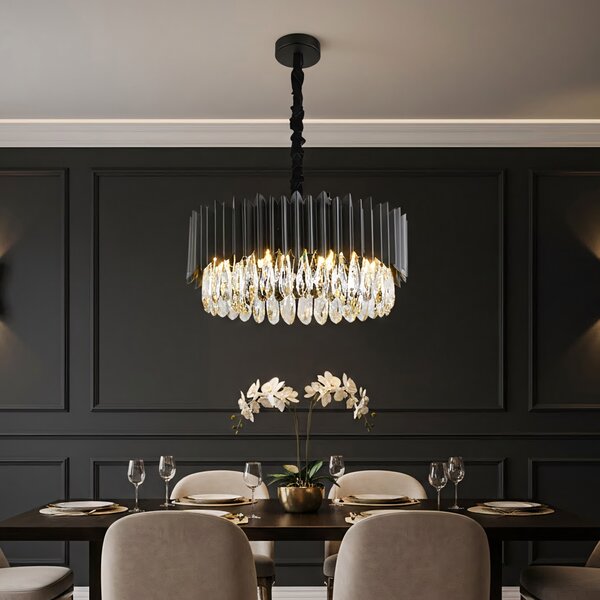 Lampă suspendată APP1657-8CP Black