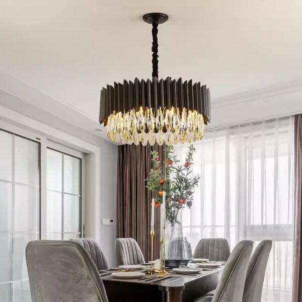 Lampă suspendată APP1657-8CP Black