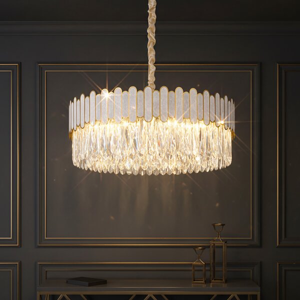 Lampă suspendată APP1747-8CP 60 cm Gold