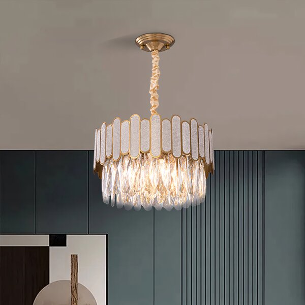 Lampă suspendată APP1746-4CP 40 cm Gold