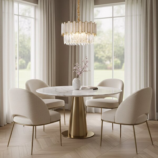 Lampă suspendată APP1746-4CP 40 cm Gold