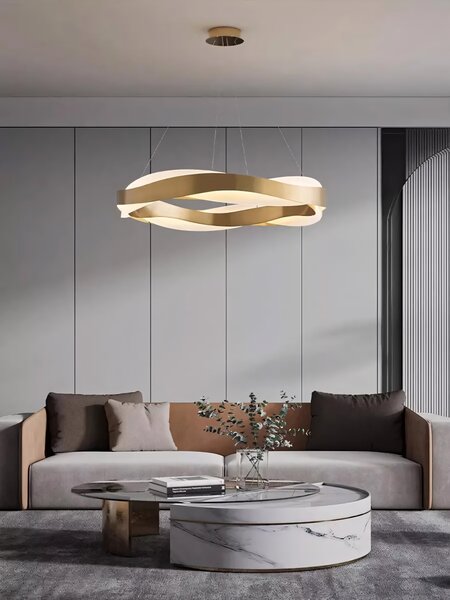 Lampă suspendată LED APP1802-CP Brush Gold