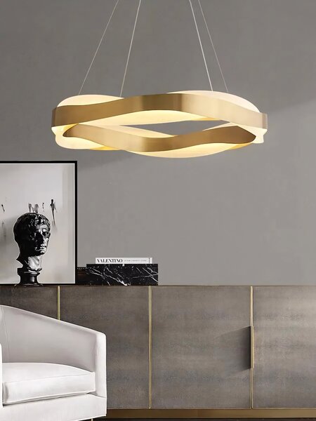 Lampă suspendată LED APP1802-CP Brush Gold