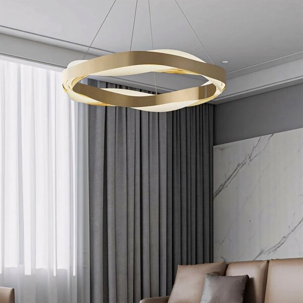 Lampă suspendată LED APP1802-CP Brush Gold