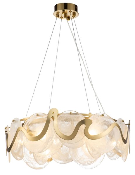 Lampă suspendată APP1544-8CP Brush Gold