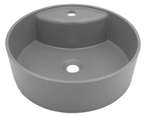 Laveo Cliff, lavoar blat granit 430x430x142 mm, gri, LAV-VGC1510T