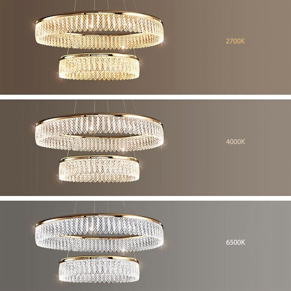 Lampă suspendată LED APP1750-CP Gold