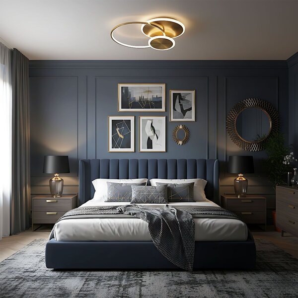 Lampă de tavan APP1711-C Brush Gold LED