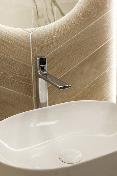 Laveo Lomami, lavoar blat 485x350x135 mm, alb lucios, LAV-VUL_6248