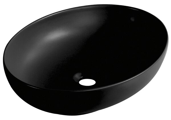 Laveo Desna, lavoar blat 515x395x135 mm, negru mat, LAV-VUD_B251