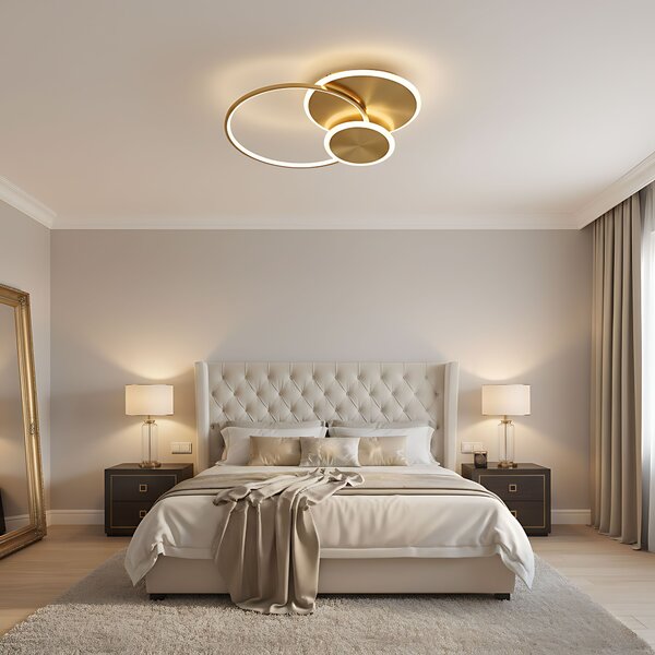 Lampă de tavan APP1711-C Brush Gold LED