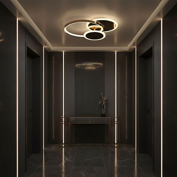 Lampă de tavan APP1710-C Gold LED