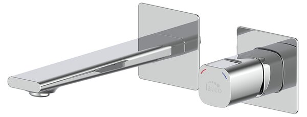 Laveo Tores, baterie de lavoar ascuns, crom, LAV-BVT_022P