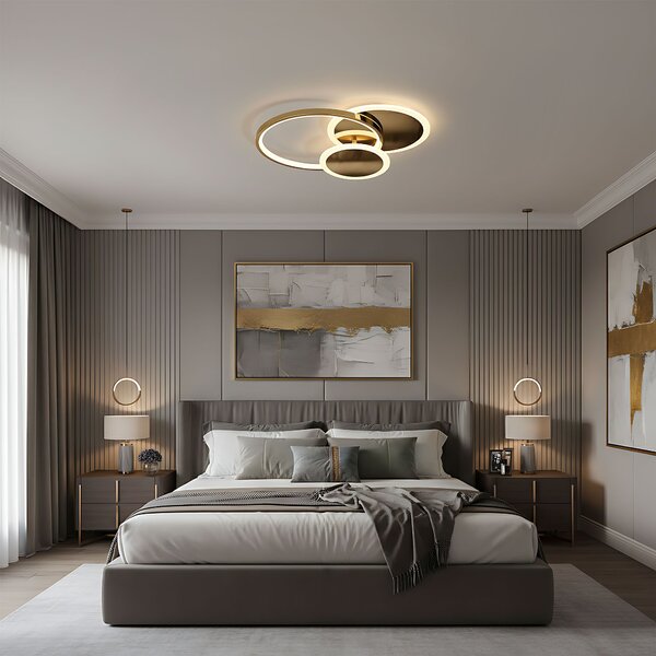 Lampă de tavan APP1710-C Gold LED