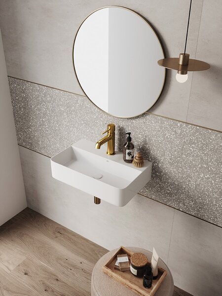 Laveo Laveo, lavoar ceramic 455x285x105 mm, alb lucios, LAV-VUK_6145