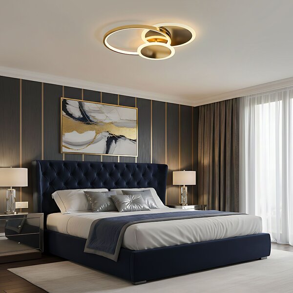 Lampă de tavan APP1710-C Gold LED