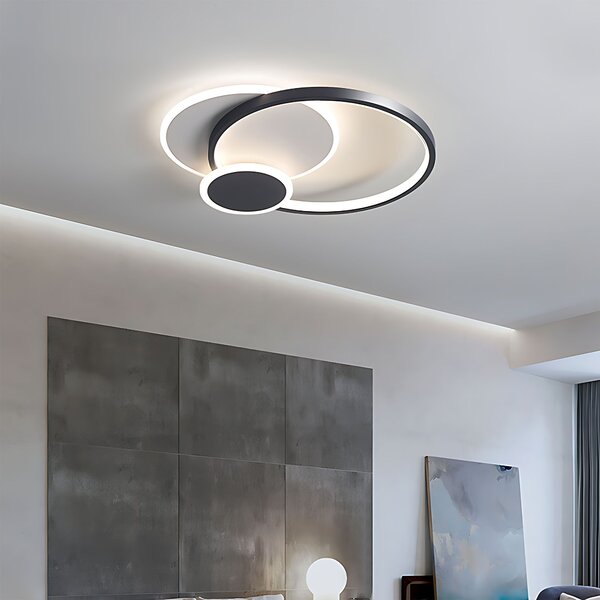 Lampă de tavan APP1709-C Black LED