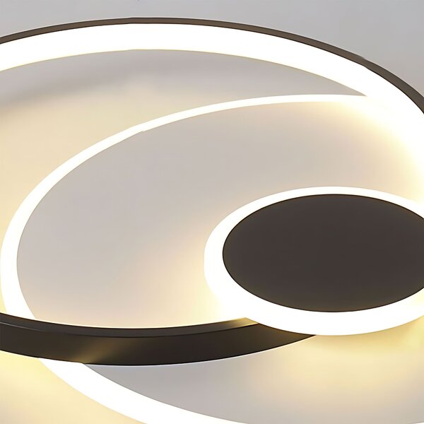 Lampă de tavan APP1709-C Black LED