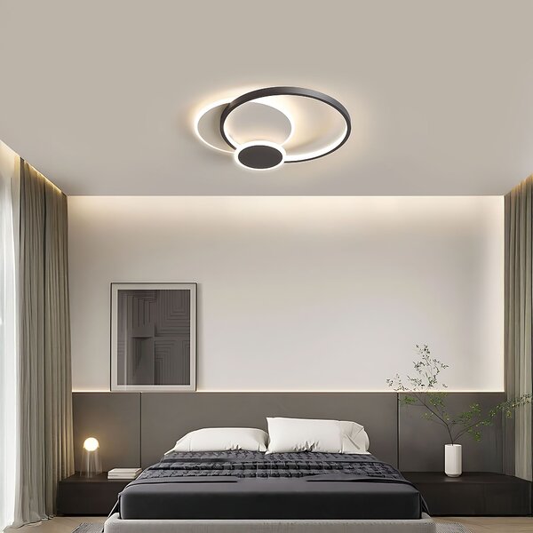 Lampă de tavan APP1709-C Black LED