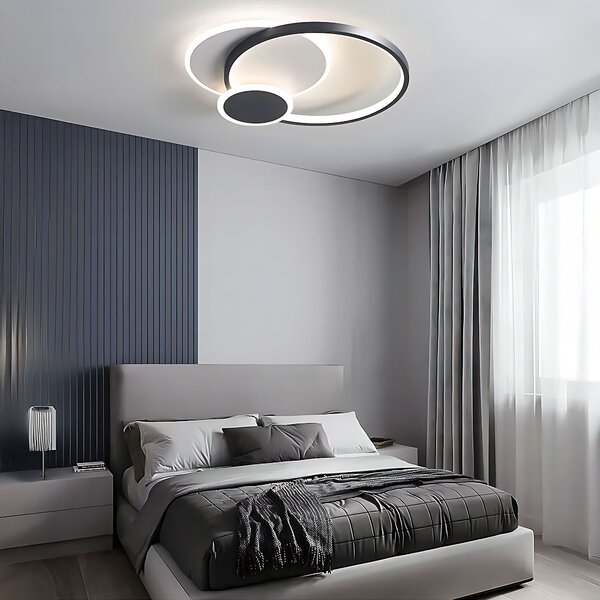 Lampă de tavan APP1709-C Black LED