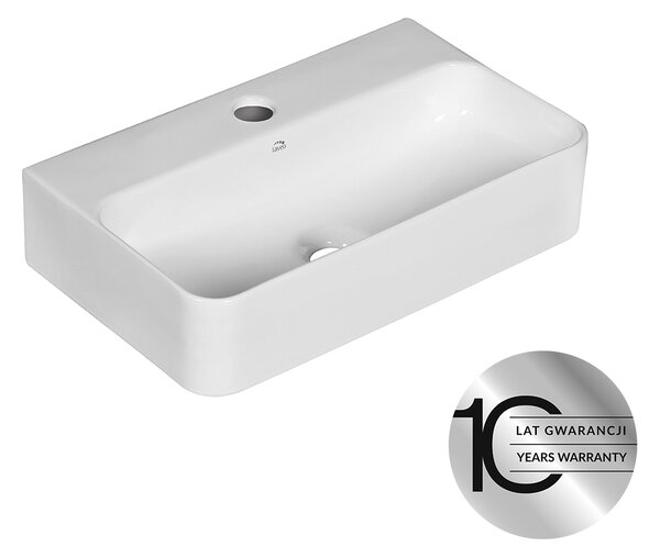 Laveo Laveo, lavoar ceramic 455x285x105 mm, alb lucios, LAV-VUK_6145