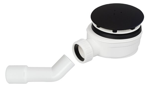 Laveo Laveo, sifon mic pentru căzi de duș cu diametrul de 90 mm, negru mat, LAV-OLS_775S