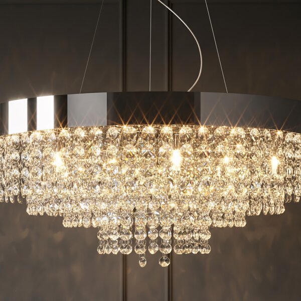 Lampă suspendată APP1786-16CP 60 cm Chrome