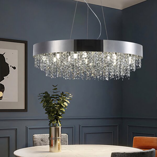 Lampă suspendată APP1786-16CP 60 cm Chrome