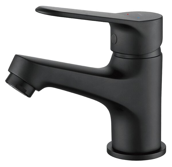 Kuchinox Atez, baterie lavoar h-129, negru mat, LAV-BTK_722D