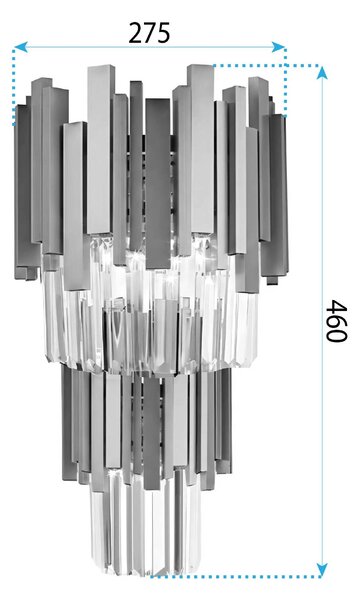 Lampa de perete 312356 Gold