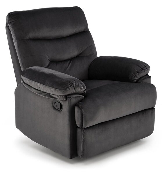 Fotoliu recliner Houston TerraNegru, 11x9x9cm, Tapiterie