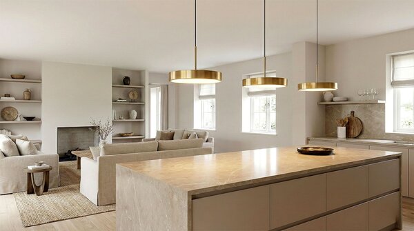 Lampa LED APP1687-1CP 30CM BRUSH GOLD