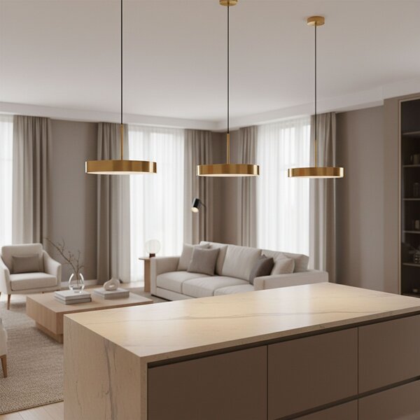 Lampa LED APP1687-1CP 30CM BRUSH GOLD