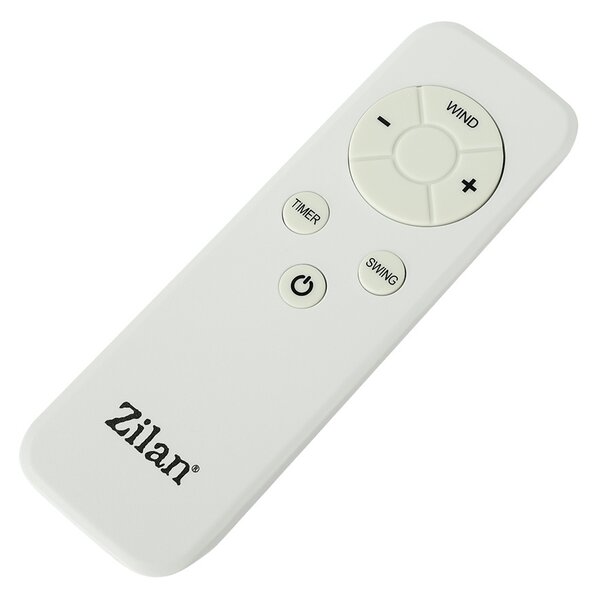 Ventilator turn fara palete ZILAN ZLN1085 - 50W BLDC, 12 viteze, timer 15h, telecomanda