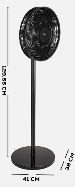 Ventilator cu picior Zilan ZLN2563 - 50W, grilaj 41cm, inaltime reglabila