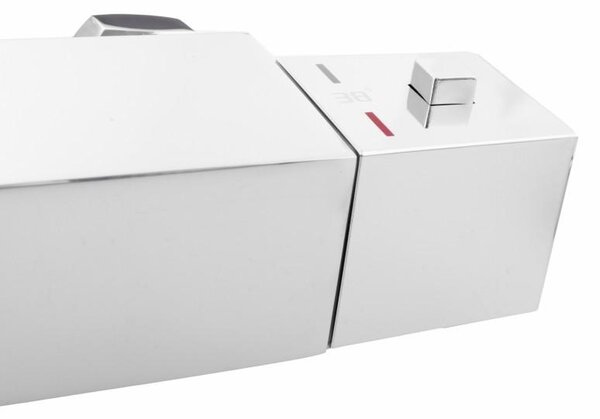 Erga Erga, baterie termostatică de duș de perete, crom, ERG-YKA-BW.GB-THERM-CHR
