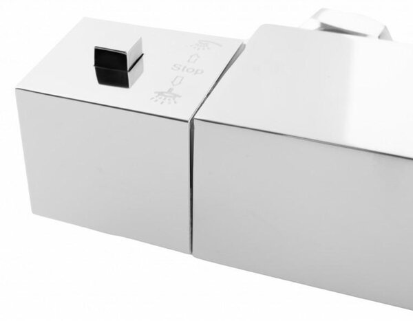 Erga Erga, baterie termostatică de duș de perete, crom, ERG-YKA-BW.GB-THERM-CHR