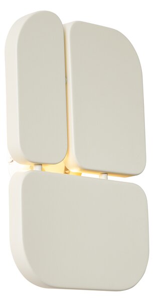 Lampă de perete de design bej cu 3 lumini - Planes