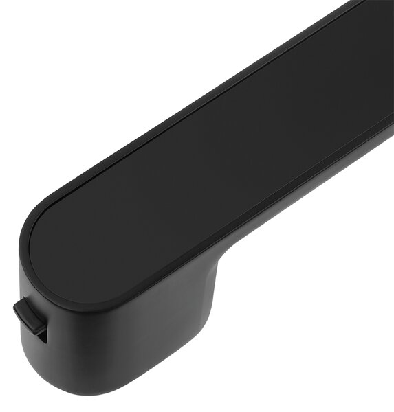 Mâner de ușă Kuchinox Salida cu cheie și încuietoare interioară, negru mat, LAV-KSD_900A