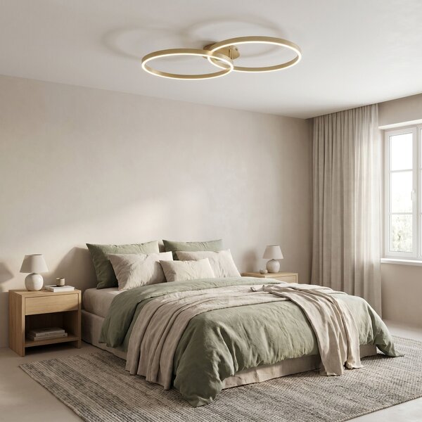 Lampă de tavan LED SWE062-C BRUSH GOLD