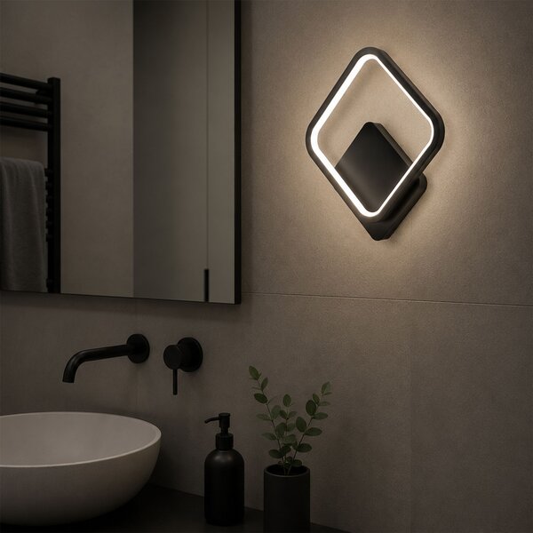 Aplică de perete LED LHJ122-W Neagră
